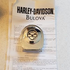 Harley Davidson Bulova Travel Clock